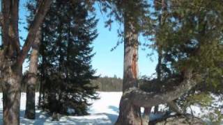 Winter Camping Angleworm Lake BWCAW [upl. by Kipton965]