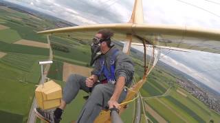 Man flies glider plane first introduced in 1938 [upl. by Melanie]