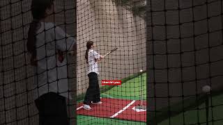 Caitlin Clark Shows Off Skills in the Batting Cage at the Indianapolis Indians Game  Indiana Fever [upl. by Ayar]