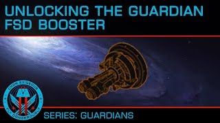 Unlock the Guardian Frame Shift Drive Booster FSD in Elite Dangerous for Maximum Range Tutorial [upl. by Fonville]