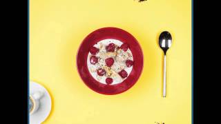 Berry Au Lait Coffee Breakfast Bowl Recipe  Kelloggs Frosted Mini Wheats [upl. by Huckaby]