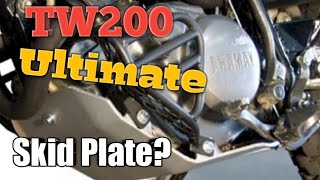 The Yamaha TW200 TCI Skid Plate w Engine Guards [upl. by Ennaharas227]