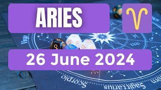 Aries horoscope  Aries Horoscope for Today 26 June 2024 [upl. by Hanikehs]