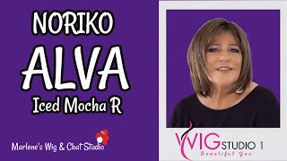 Noriko ALVA Wig Review  Iced Mocha R  MARLENES WIG amp CHAT STUDIO [upl. by Annis]