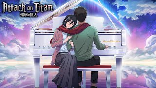 Attack on Titan Emotional and Sad Music Mix Peaceful Sleep Relaxing Study Piano Music [upl. by Aznerol]