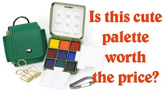 A Mini Watercolor Palette in a Holster Yes please Funto Pocket Watercolor Set Review [upl. by Ykcor603]