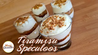 Tiramisu aux Speculoos Recette Facile et Rapide [upl. by Clim482]