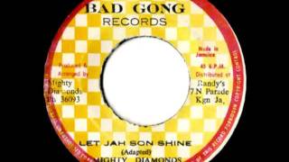 THE MIGHTY DIAMONDS  Let Jah son shine  plaza style Bad gong records [upl. by Lally]