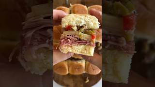 Mezzetta’s Muffuletta Sliders mezzetta recipe sliders muffuletta olive olives easyrecipe [upl. by Casavant]