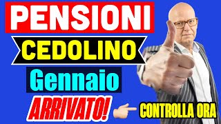 🔴 PENSIONI GENNAIO 👉 CEDOLINO ARRIVATO CON AUMENTI CONTROLLA ORA SUL SITO INPS 💻💰 [upl. by Benson608]