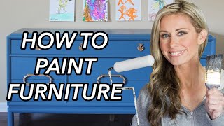 How to Paint Furniture A Beginners Guide [upl. by Admana]