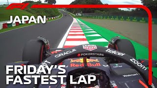 Fridays Fastest Lap With Max Verstappen  2023 Japanese Grand Prix [upl. by Noreht63]