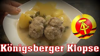 DDR Küche  Königsberger Klopse [upl. by Krystalle]