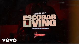 Staggy YBC  Escobar Living Lyrics Visualizer [upl. by Jit]