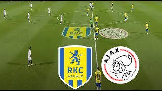 RKC Waalwijk vs AFC Ajax 02 Samenvatting  Eredivisie 20242025 [upl. by Llirret901]