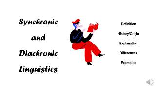 Linguistics Synchronic and Diachronic linguistics Diff bw Synchronic Diachronic linguistics PU [upl. by Celle]