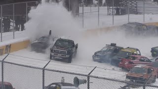 Winter Enduro Race at SPEEDWAY51  Groveton NH Full length [upl. by Artus563]