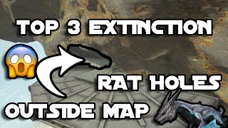 Ark Extinction Top 3 Rat Holeshidden base locations Official [upl. by Donahue]