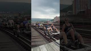 Western Maryland Scenic Railroad Railbikes [upl. by Nerret120]