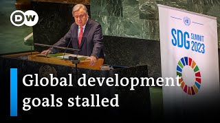 UN Sustainable Development Goals in deep peril  DW News [upl. by Nahgen]