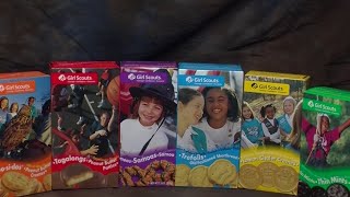 TRYING EVERY GIRL SCOUT COOKIE w iJustine [upl. by Youngman]