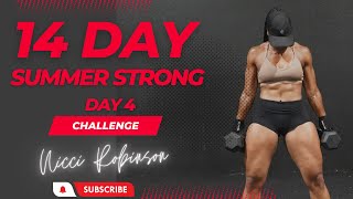 14 Day Summer Strong Challenge  Day 4 [upl. by Koslo]