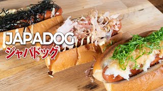 How to make Japadog  Japanese Hot dog recipe [upl. by Airotnes]