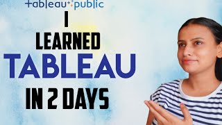 Learn TABLEAU in 2 days  Free  Data Analyst [upl. by Eilsew889]