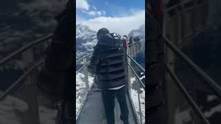 Switzerland 🇨🇭 grindelwald first cliff walkshortvideo [upl. by Rob]