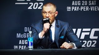 UFC 202 Conor McGregor Reacts to Win Over Nate Diaz [upl. by Helaine]