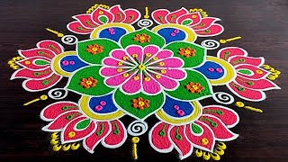 Sankranthi Special Design Rangoli 🌹 Sankranthi Muggulu 🌹 Sankranthi Kolam Rangoli 🌹 Sankranthi Rango [upl. by Ahsaelat]