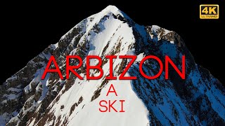 Arbizon à ski 1000 m de face [upl. by Adrial271]