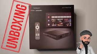 GigaBlue Botech WZone Android Tv Box 4K Unboxing Android TV Launcher [upl. by Ydda643]