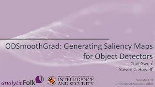 ODSmoothGrad Generating Saliency Maps for Object Detectors [upl. by Schumer181]