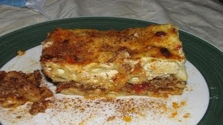 Pastichio Pastitsio Greek lasagna  cooking with agent96 E2 [upl. by Darrey]