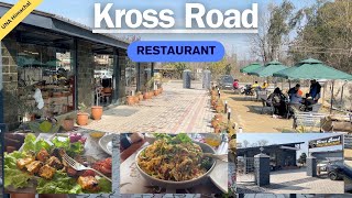 Kross Road Pure Veg Restaurant Near Mata Chintpurni Temple UNA Himachal  Outside Seating and more [upl. by Zephan295]