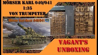 Mörser Karl Gerät 040041 135 von Trumpeter Vagants Unboxing [upl. by Thecla]