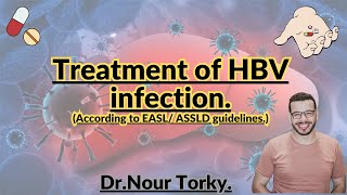 Treatment of HBV infection I According to EASL AASLD guidelines [upl. by Let]