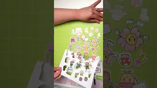 How to make cute stickers at home using cricut maker 3 cricut cricutdiy diyfypyoutube sticker [upl. by Llennehc]