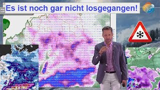 Es ist noch gar nicht losgegangen Das könnte schneereich werden Wettervorhersage 251103122023 [upl. by Dhaf]