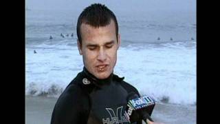 Surfer Dude at the Wedge in Newport Beach [upl. by Gnirps632]