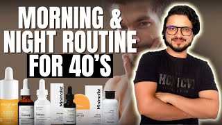 Top Antiageing Skincare Routines for Men amp Women in Their 40s  Morning amp Night Skincare Routine [upl. by Ringler]