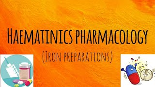 Haematinics pharmacology  Iron preparations  Med Vids Made Simple [upl. by Erolyat]