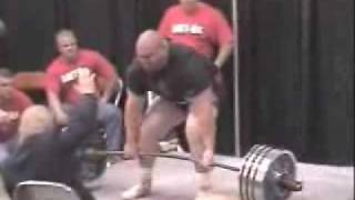 garry frank 4225kg deadlift [upl. by Imehon]