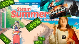 Steam Summer Sale 2024 is HERE [upl. by Eelytsirk]