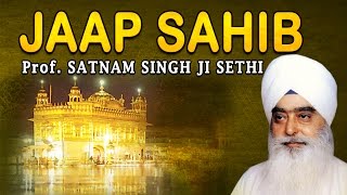 Satnam Singh Sethi  Jaap Sahib  Nitnem [upl. by Ahsiet807]