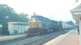 CSX I032 creeps Northbound through Ashland Va [upl. by Ila]