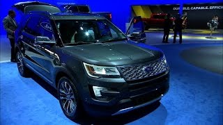 Car Tech  2014 LA Auto Show 2016 Ford Explorer [upl. by Mitzie]