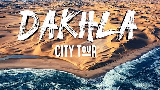 Dakhla Sahara Tour l Kitesurfing in Morocco and African Kiteboarding in 4K Drone Travel Video 🛶🏄 [upl. by Bozuwa988]