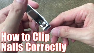 How to Cut Fingernails Properly – Trim Your Nails Easy Manicure [upl. by Aerdna514]